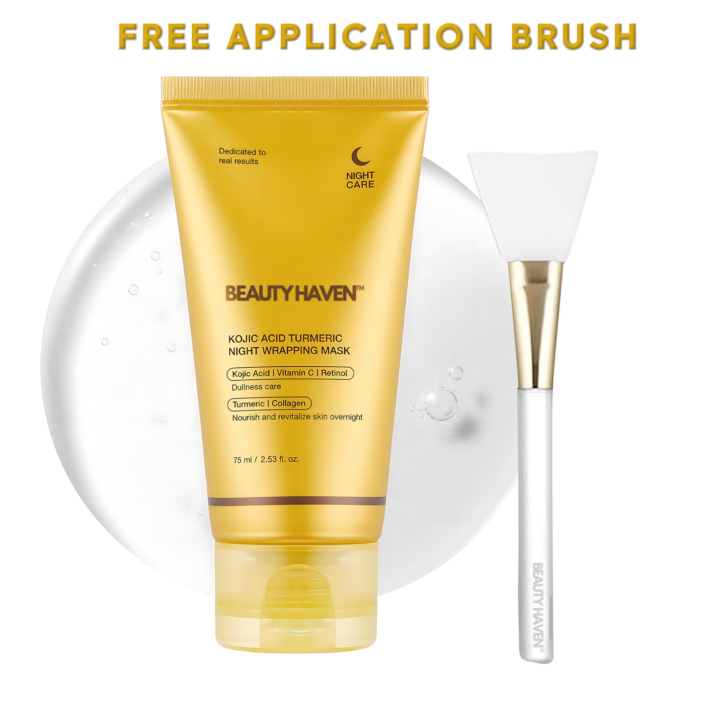 Beauty Haven™ - Kojic Acid Turmeric Night Wrapping Mask