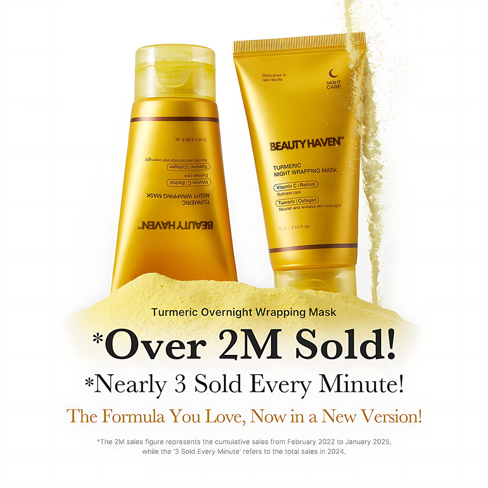 Beauty Haven™  - Kojic Acid Turmeric Night Wrapping Mask